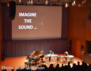 Live performances provide an artistic break from scientific presentations.