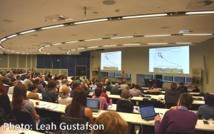 A wide range of people, all interested in ecoacoustics.