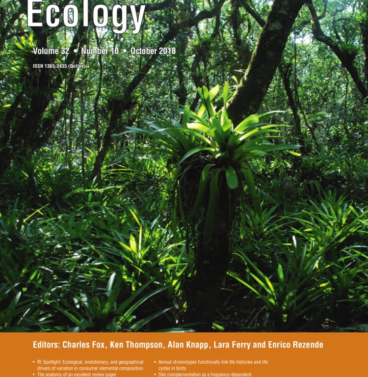 Cover for issue 32x10 of Functional_Ecology
