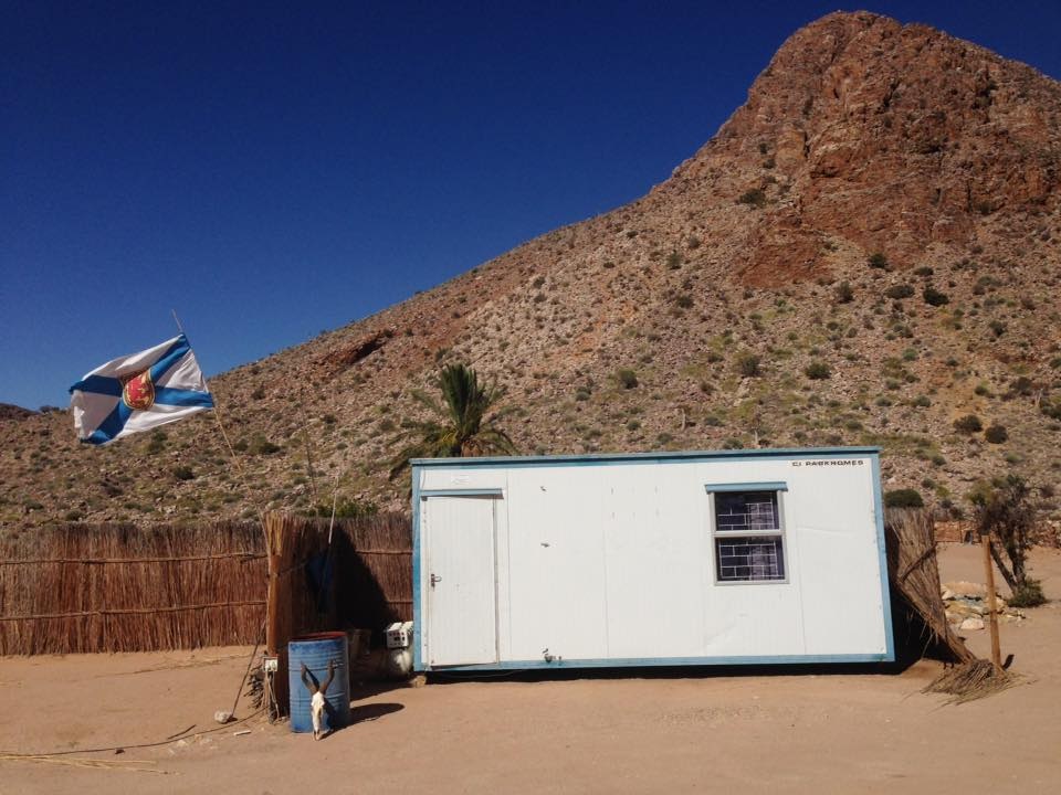 Zenon Czenze - Even in the desert our field lab is always Nova Scotia Strong