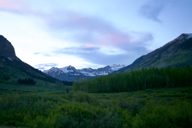 Representative view of the study region.