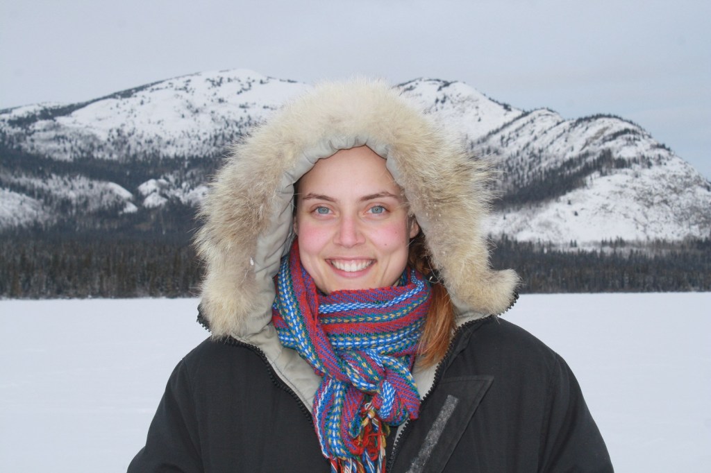 Ally in the Yukon. Photo credit: Yasmine Majchrzak.