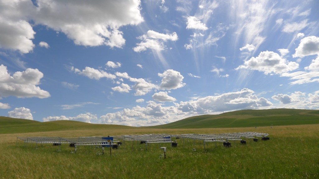 The field precipitation manipulation experiment (photo by Bingwei Zhang)
