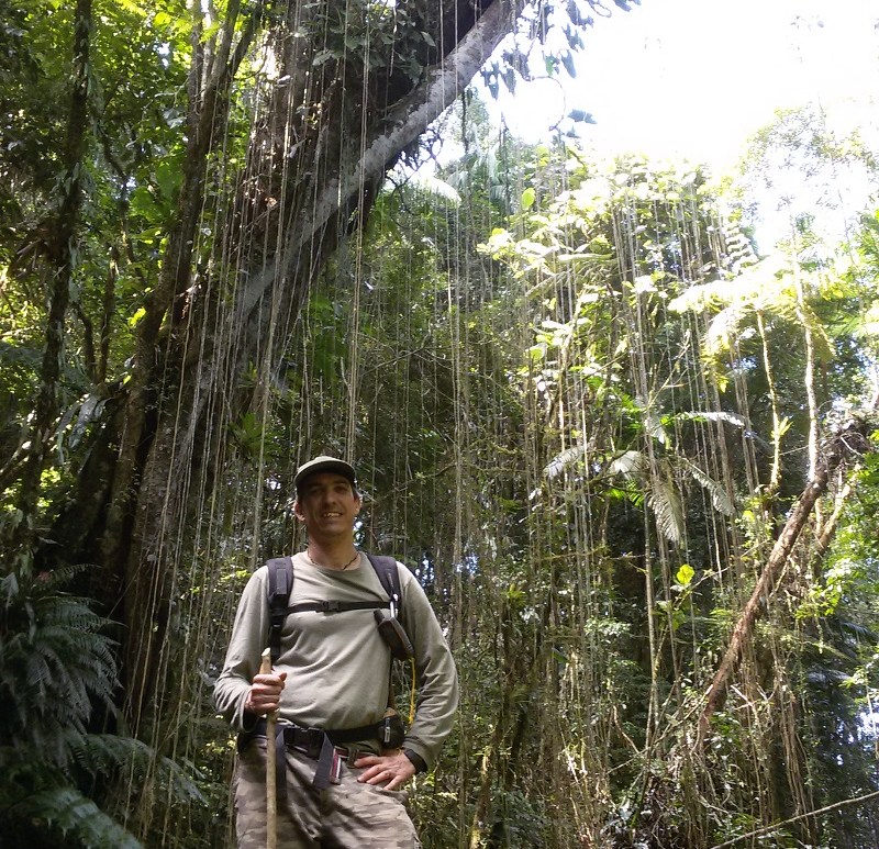 Nacho Villar in the Brazilian Atlantic Forest