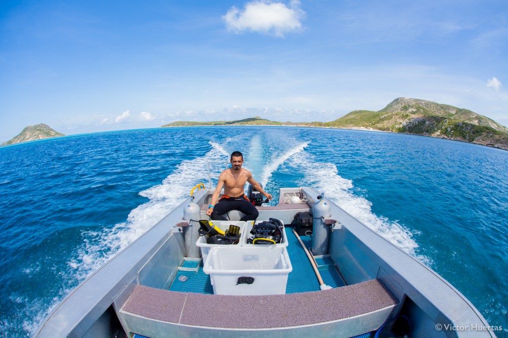 Lizard Island Research Station, in the northern Great Barrier Reef, Australia, offers unmatched facilities for coral reef field research, including dedicated dinghies for each research group. Use of these facilities was made possible by a Lizard Island Reef Research Foundation Doctoral Fellowship for the lead author. Photo by Victor Huertas.