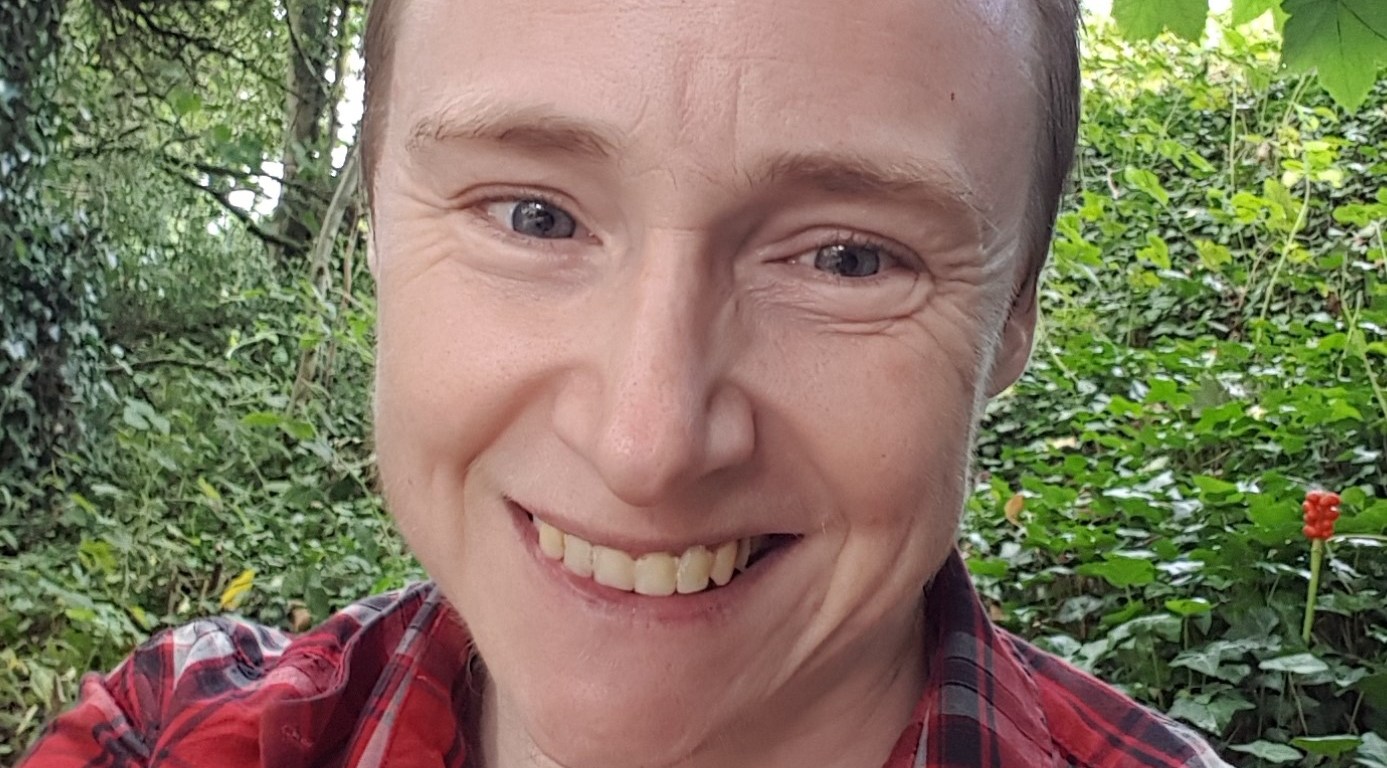 Me in my natural habitat - the wild person of the woods!