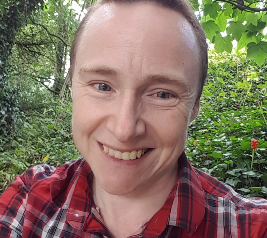 Me in my natural habitat - the wild person of the woods!