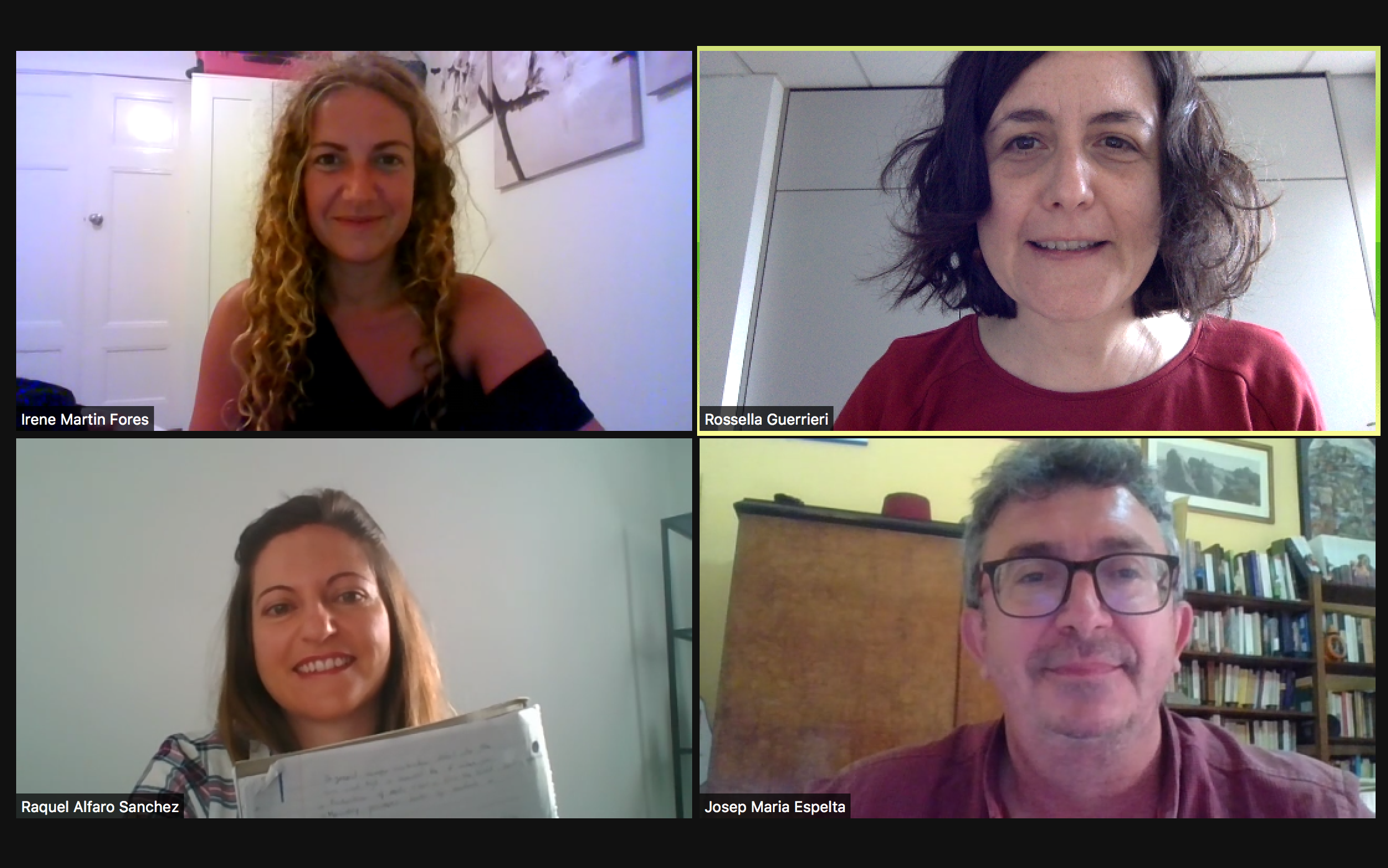 A virtual meeting between co-authors
