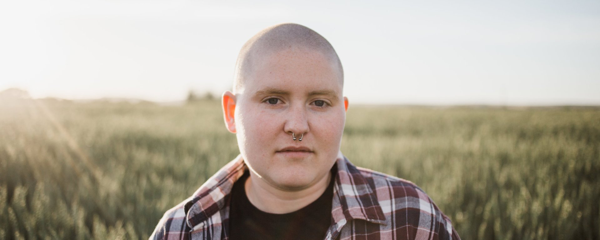 Victoria outside their grandmother's house in Nyssa, OR, USA